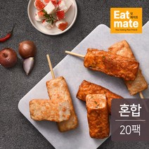 [랭킹닭컴] 잇메이트 닭가슴살 어묵바 혼합 80gx20팩(1.6kg), 단품