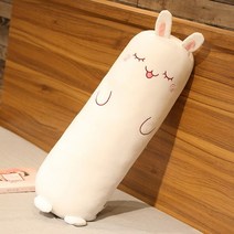 바디필로우 사각 롱 쿠션 바디플로우 애착 인형 성인 왕 베개 배게 고양이 u자형 긴 안고자는 큰 만화 동물 공룡 돼지 토끼 테디 베어 허스키 오리 봉제 장난감 박제 부드러운 수면, 100cm
