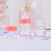 귀여운 립글로스 튜브 빈 액체 립스틱 립 글레이즈 컨테이너 병 립글로스베이스 젤 Diy 도구 7ml, 02 3 pieces, 03 pink