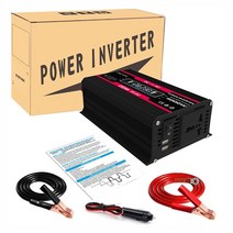태양광인버터 4000W 전원 인버터 태양 전지 패널 시스템 12V ~ 110/220V 자동차 변환기 LCD 디스플레이 30A 컨트롤러 가전 전화, 1.Inverter only - DC12V to AC1