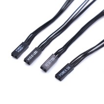 Cable 10cm 마더 보드 스위치 전원 SW/리셋 HDD LED/전원 LED 1-2 이중 케이블, 05 1set, 05 1set