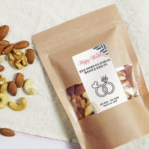 견과류답례품 프리미엄 BIG3 믹스넛 90g (봉투형) 회사단체선물 돌 결혼답례품 어린이집선물 개업 조문 학원 답례품, 1개