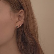 바보사랑 (주문제작) 디유아모르18k 귀걸이 다이아몬드립앤아이 피어싱.(주)비더블유아이