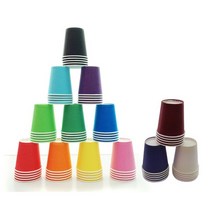 칼라 종이컵 백색 50개입 6oz DIY 만들기 재료 미술, 상세페이지 참조