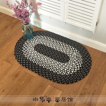 미국식 시골 E마을 도어매트 현관 바닥매트 물흡수 욕실발판, C02-햅번(폴리프로필렌), 1개