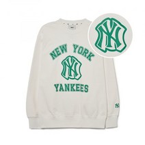 MLB 엠엘비 바시티 오버핏 맨투맨 NY (Cream)