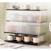 주방 수납 그릇정리대 정리 거치대 접시정리대 냄비 주방수납함 컵, L