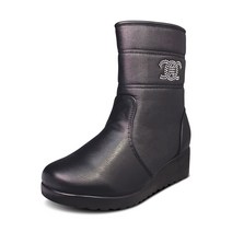 마마슈 WB25노블 여성 국산 겨울 패딩 방한부츠 사이드지퍼 따뜻한 퍼안감 엄마