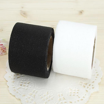 실크 심지테이프 2color 자수용 의류용z1, 화이트