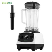 블렌더 믹서기 분쇄기 bpa free 3hp 2200w 헤비 듀티 상업용 믹서 과즙 바, 하얀색, 협력사, 우리 플러그
