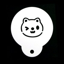 초콜렛 라떼아트 데코 고양이 스텐실판 스텐실도안 케이크만들기 _ 6501209EA
