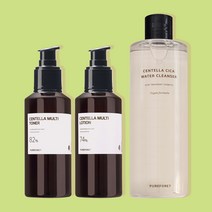 퓨어포레 센텔라 스킨 로션 워터클렌저 3종세트 여드름 트러블 진정 기초 화장품 세트, 1개