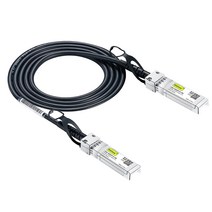10Gtek 10G SFP+ DAC 트윈 낙스 케이블 SFP+ 직접 부착 구리 케이블 Cisco SFP-H10GB-CU1.5M Ubiquitin Fortinet 등 수동 30AWG, Black