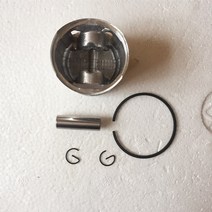 실린더 피스톤 핀 베어링 개스킷 키트 44mm 1E44F-5 CGBG520 2T 52CC 트리머 브러시 커터 질린더 링 클립 어셈블리, 한개옵션0