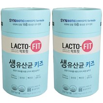 락토핏 생유산균 키즈 2g 60포 2통 어린이유산균 청소년 중학생 초등학생유산균, 단품, 단품