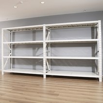 칸당하중 300킬로 철제선반세트 중량랙 창고용 조립식 파레트랙 파렛트랙 렉, 300kg연결형(나이스선반), 2단, 1개