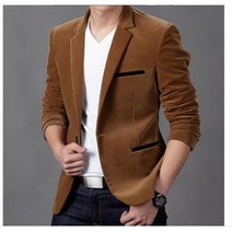 의류 남성 블레이저 코튼 정장 슬림핏 캐주얼 컬러 재킷