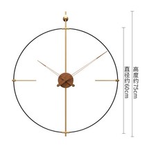 아트월 바르셀로나 디자인 거실 대형 벽시계 명품 고급 인테리어, ., 미니멀-스몰 [지름 60cm]