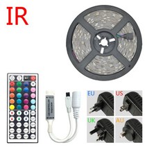 LED 스트립 조명 RGB 5050 2835 블루투스 와이파이 제어 방수 유연한 테이프 TV 백라이트 룸 홈 파티 장식 Luces Led, Infrared control, 5050 Waterproof_CHINA | 15M Fu