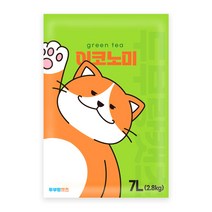 두부랑캣츠 응고형 고양이 모래 녹차향(리뉴얼)