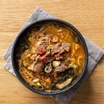 용산3대 용문 뼈해장국 (무뼈) 6인분 3팩 우거지 소뼈 해장국 사골 국물안주 캠핑음식 혼밥 갈비탕, 630g, 3개