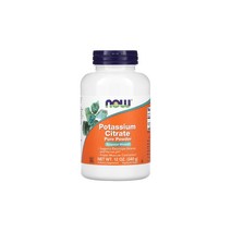 NOW Foods 나우푸드 구연산 칼륨가루 포타슘 340g 베지테리언 비건 퓨어 파우더