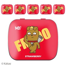 임팩트 카카오프렌즈 민트 카카오 무설탕 캔디 딸기(프로도) 6개입