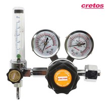 크레토스 가스 조정기 레귤레이터 LPG 산소 알곤 질소 AC 헬륨 활어용 압력조절기, EX-708(우나사)