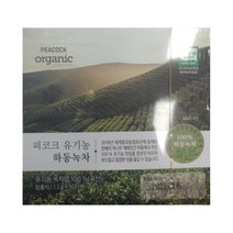 피코크 유기농 하동녹차 50입(1.2g x 50티백)
