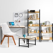 철제가구 원목 선반 수납장 선반장 다용도 조립식 diy, 심플 에펠의자_블랙