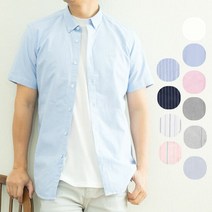 남자 면소재 캐쥬얼 옥스포드 남방 반팔셔츠 남자셔츠코디 옥스포드셔츠 반팔셔츠 여름셔츠 반팔남방 남자셔츠 남자캐쥬얼셔츠 캐쥬얼셔츠