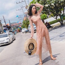 미니스타 백오픈 비치드레스 동남아원피스 휴양지옷