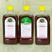 청운당농산 지리산 개복숭아 원액 3병 돌복숭아즙 발효액 청 액기스, 900ml