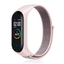 스페이스쉴드 샤오미 미밴드 6 5 호환 모노 밴드 나일론 스트랩 19color 3+1, 샤오미 미밴드 모노 밴드, 샌드핑크