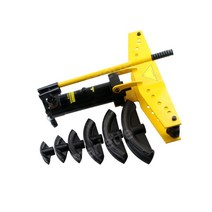 수동 유압 파이프 밴딩기 철 파이프 스텐 비닐하우스, SWG-1(φ13-34) 금형 나무 상자 6쌍