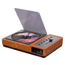 아기cd플레이어 무인음악플레이어 굿즈재생기 빈티지 내장 배터리 IR 원격 제어, 커피