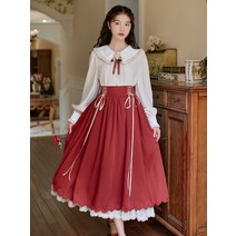 여자 개화기 의상 졸업사진 컨셉 원피스 경성 중학교 졸사 레트로 복고풍 브로치 레이스 리본