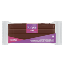 스컬피 프레모 454g (Premo 1lb) 전문가용 폴리머클레이, 고동색(BurntUmber)