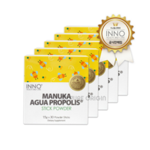 이노헬스앤케어 마누카 아구아 그린 프로폴리스 분말 파우더 스틱 1.5g 30포 5개, 30
