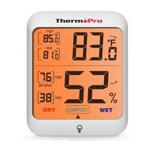 Thermo Pro 디지털온습도계 TP-53 최고최저온도계, 1개