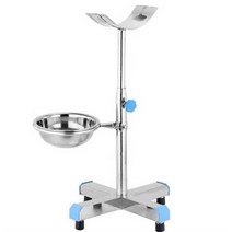 이동식 드레싱 삼각대 병원 팔 발 받침대 거치대 스텐, 스탠드 + 높이 조절 가능 50-80cm