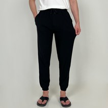 (1+1)남자 파워스판 조거 팬츠 편안한 스판 밴딩 바지 트레이닝 운동복 봄 여름 가을 겨울 사계절 조거팬츠 일자핏 옷 코디