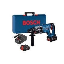 보쉬 GBH18V28DCK24 18V 브러시리스 연결Ready SDSplus® Bulldog™ 11/8인치 2 CORE18V 8.0Ah PROFactor 성능 배터리가 된 회전, 로터리 해머 키트 + PROFACTOR