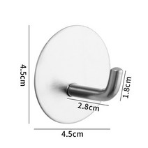 드릴링 코트 가방없이 강한 자체 접착 벽걸이 23 가지 스타일 욕실 문 주방 수건 걸이 후크 홈 액세서리, 06 6, 06 6