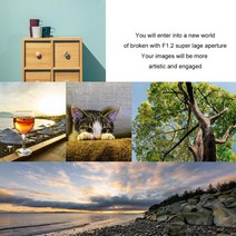 Meike 50mm F1.2 대구경 풀 프레임 수동 초점 렌즈 소니 E 마운트/니콘 Z RF /L 카메라 용, 03 E 마운트