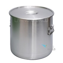 리빙월드 스텐위생통 20갈론(76L) /스텐육수통 스텐용기 스텐저장용기 스텐식깡 위생기, 상세페이지 참조