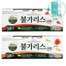 코스트코 남양 떠먹는 불가리스 85g x 16 딸기 or 복숭아 [아이스박스] + 더메이런 손소독제, 1.딸기