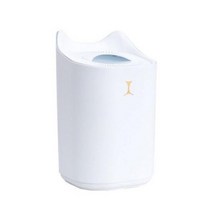 아트박스/트윈스파파 USB LED 듀얼 분사 탁상용 대용량 가습기 3300ml, 블루