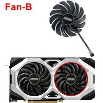 MSI 지포스 RTX 2060 2070 2080 벤투스 XS OC 그래픽 카드 팬그래픽 팬 87MM PLD09210S12HH DC12V 4 핀 RTX2070, fan B