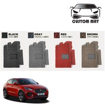 커스텀 재규어 E페이스 코일매트 카매트 일체형 확장형 프리미엄제작, 블랙, E-페이스 (18~) 1열+2열일체형